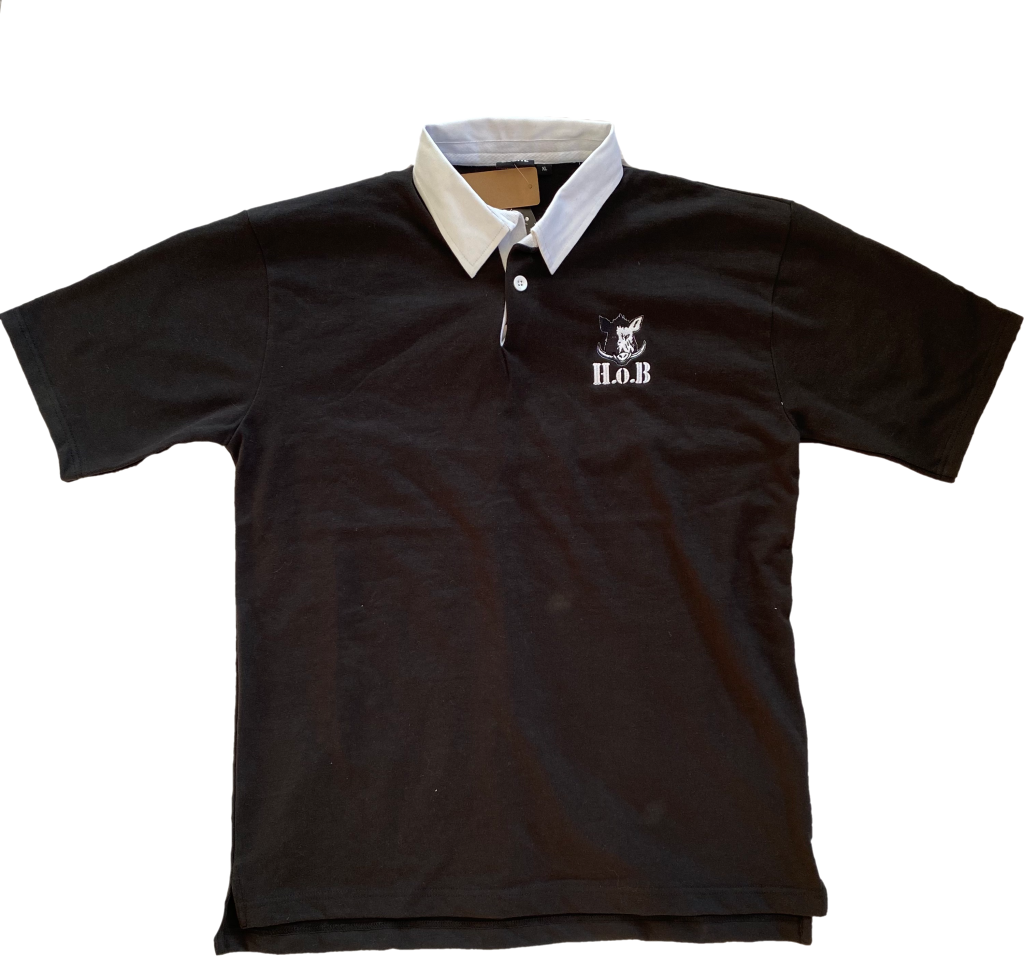 HOB Rugby Shirt (Short Sleeve) • Hooked on Boars